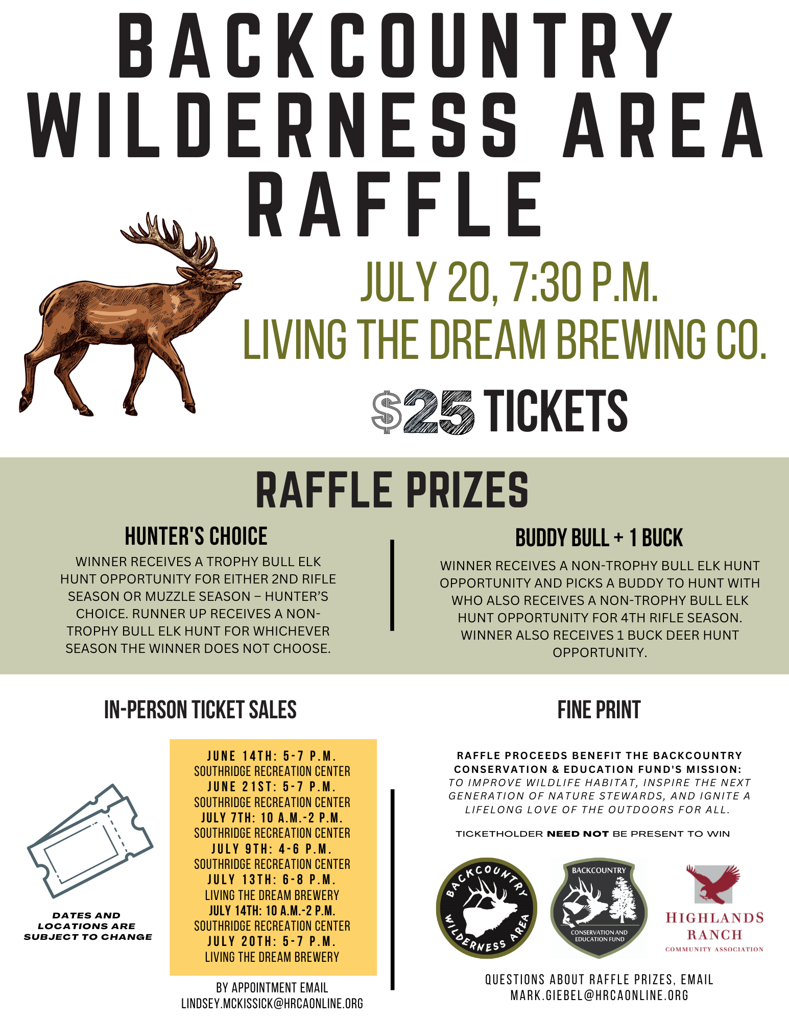 Raffle Information